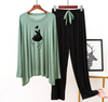 Helnay K-Pop HeartT-Shirt with Black Pajama