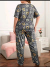 Multi Color Hearts on Gray Nightwear