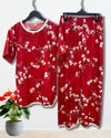 CHERRY BLOOM PRINTED SHIRT AND TROUSER