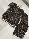 FLORAL SWIRL PRINTED SHIRT AND TROUSER
