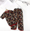 MIDNIGHT ROSE PRINTED SHIRT AND TROUSER