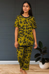 MIDNIGHT FLORA PRINTED SHIRT AND TROUSER