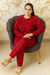 Winter Red Sleepy Love Co-Ord Set Night Suit