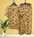 GOLDEN BLOOM PRINTED SHIRT AND TROUSER