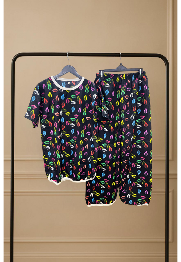 COLORPOP NOIRPRINTED SHIRT AND TROUSER