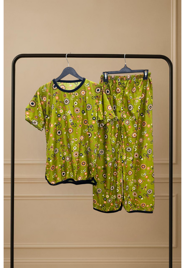 VINTAGE VINE PRINTED SHIRT AND TROUSER