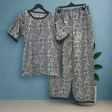 TWINBLOOM PRINTED SHIRT AND TROUSER