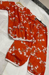 CHERRY BLOSSOM COMFORT PRINTED SHIRT AND TROUSER
