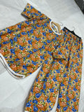 FLORA FIESTA PRINTED SHIRT AND TROUSER
