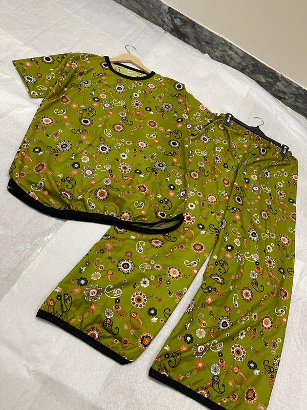 VINTAGE VINE PRINTED SHIRT AND TROUSER