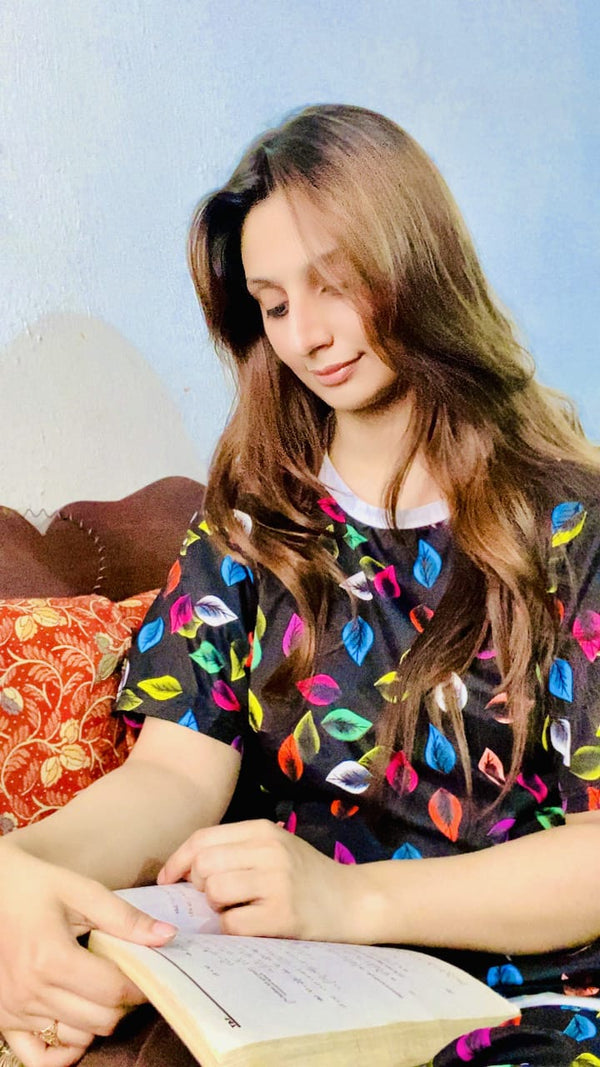 COLORPOP NOIRPRINTED SHIRT AND TROUSER