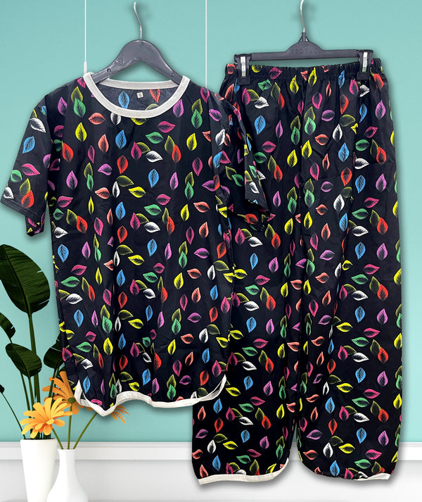 COLORPOP NOIRPRINTED SHIRT AND TROUSER