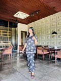 MOONLIT GARDEN  PRINTED SHIRT AND TROUSER