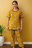 SUNSET STRUCTURE PRINTED SHIRT AND TROUSER