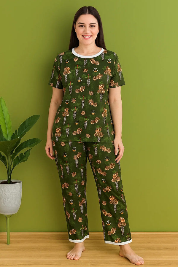 FOREST BLOOM PRINTED SHIRT AND TROUSER