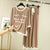 Skin White Let Me Sleep Round Neck Plazzo PJ Set