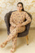 Winter Peach Clouds Sleep Co-Ord Set Night Suit
