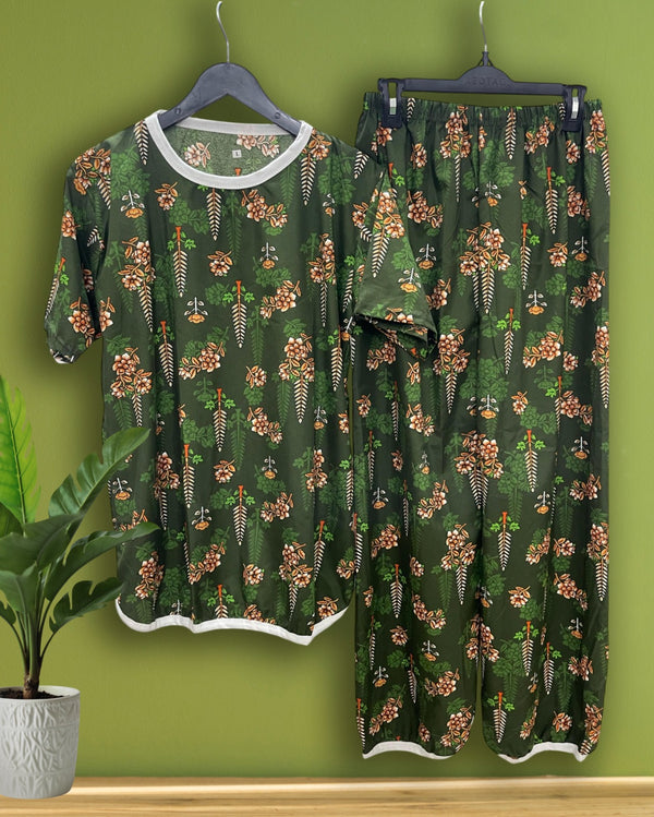 FOREST BLOOM PRINTED SHIRT AND TROUSER