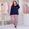 BLUE PINK CHECK STYLE