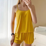 YELLOW CAMI SETS FOR WOMEN